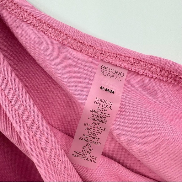 BEYOND YOGA Featherweight Carried Away One Shoulder Dress in Pink Size M - Picture 3 of 10